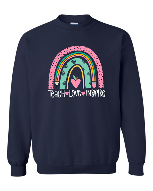 Shawnee Mound Gildan Crewneck Rainbow