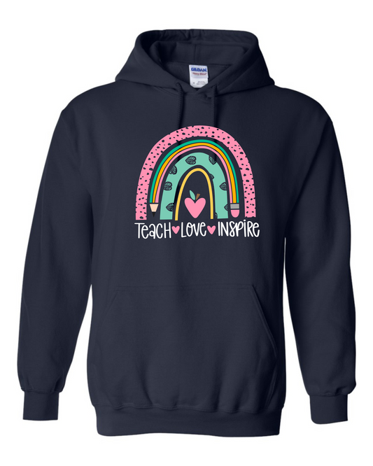Shawnee Mound Gildan Hoodie Rainbow