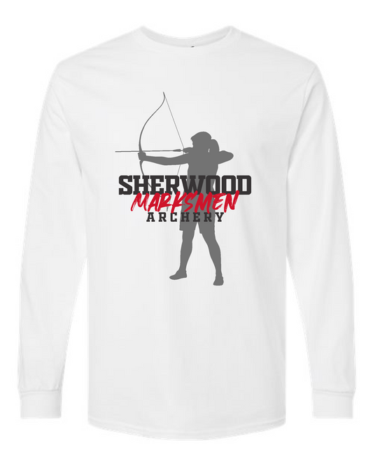 Sherwood Archery 25- Gildan Heavy Cotton Long Sleeve- GIRLS