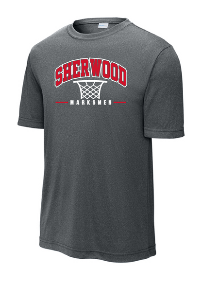 Sherwood Youth Basketball 26- Sport Tek Drifit Short Sleeve (ST350) Design 1 Net