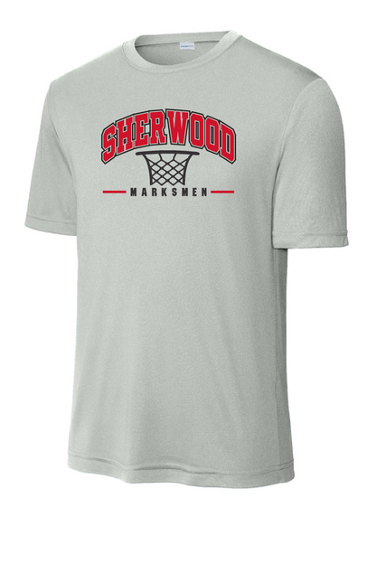Sherwood Youth Basketball 26- Sport Tek Drifit Short Sleeve (ST350) Design 1 Net