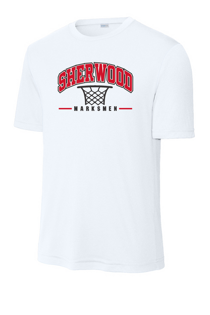 Sherwood Youth Basketball 26- Sport Tek Drifit Short Sleeve (ST350) Design 1 Net