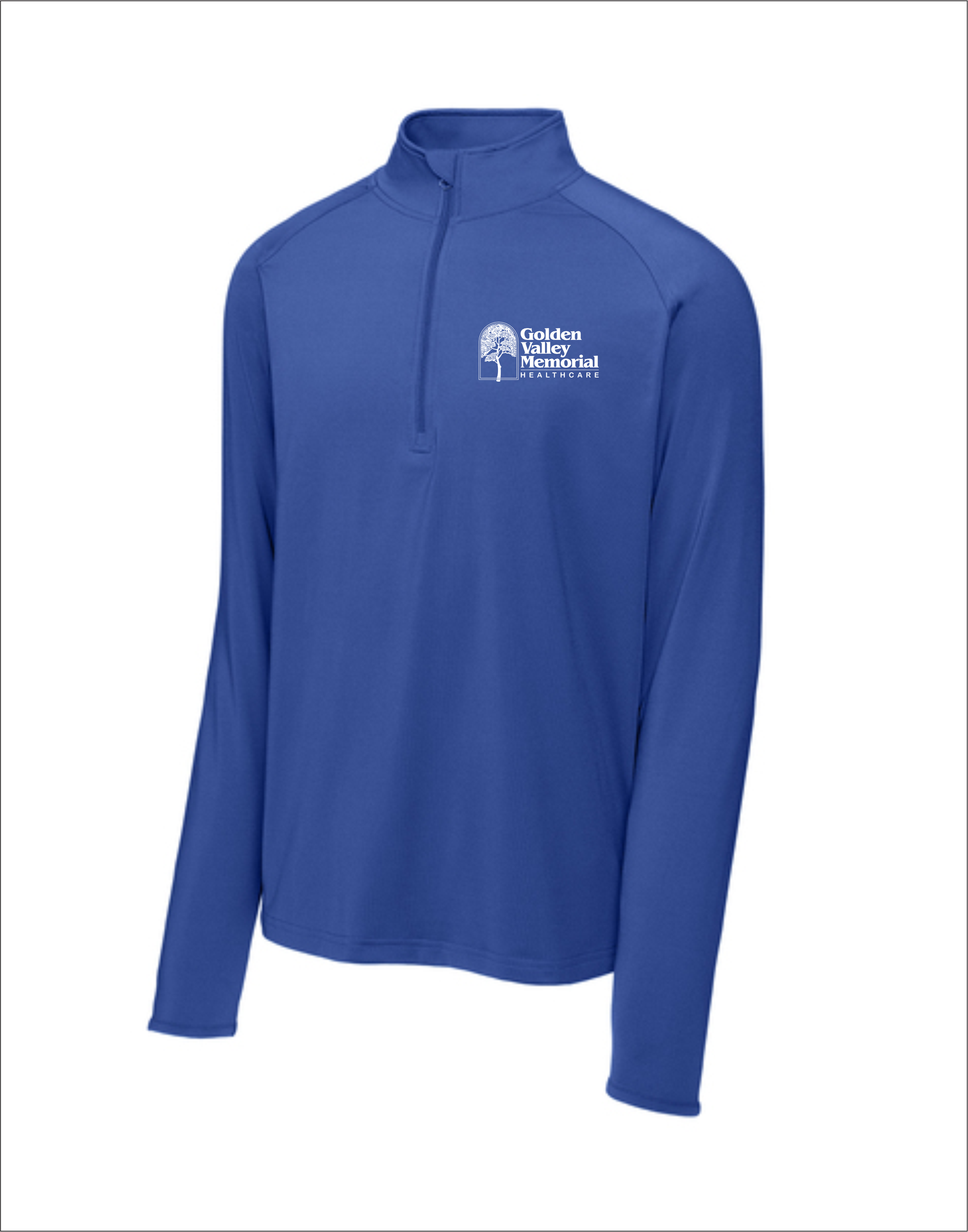 GVMH Long-Sleeve Men’s Sport-Tek Quarter Zip ST850 with Embroidered Logo