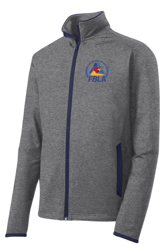 CHS FBLA- Sport Tek Stretch Full Contrast Full Zip Jacket (embroidery)