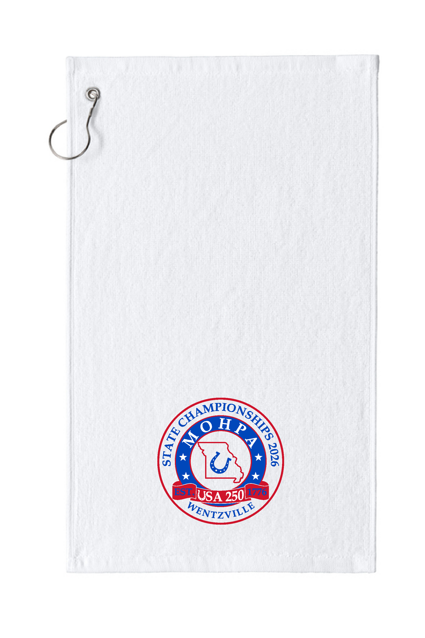 MOHPA- Port Authority Grommeted Hemmed Towel (embroidery)