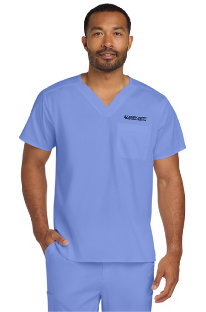 CCMH- Unisex WorkFlex Chest Pocket V-Neck Top (WW3160)