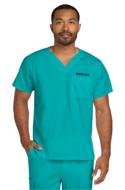 CCMH- Unisex WorkFlex Chest Pocket V-Neck Top (WW3160)