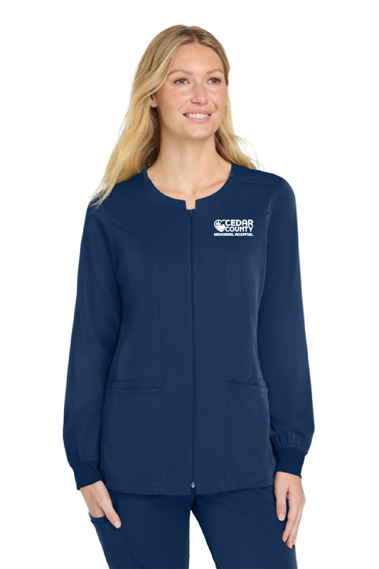 CCMH- Women’s Premiere Flex™ Full-Zip Scrub Jacket (WW4088)