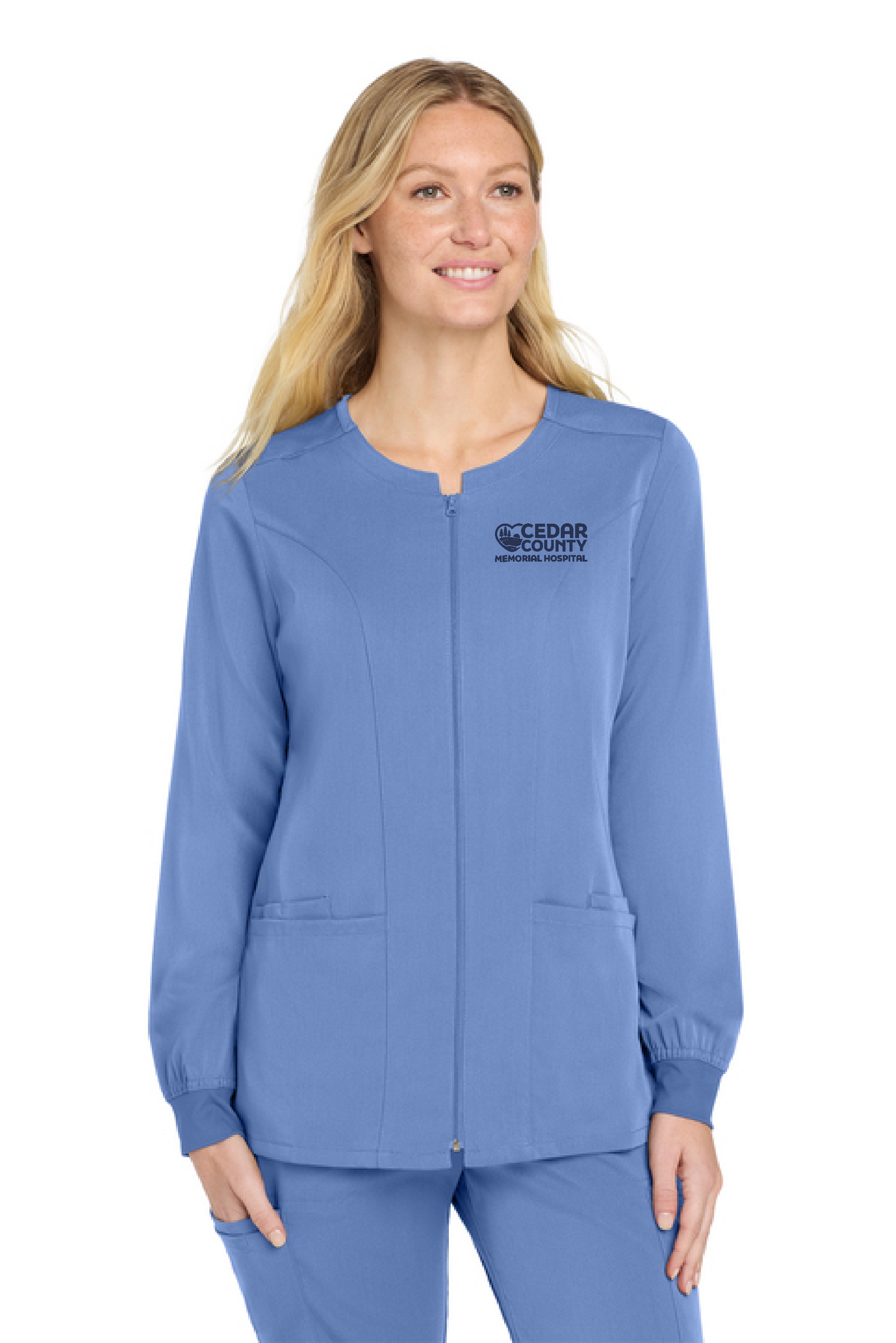 CCMH- Women’s Premiere Flex™ Full-Zip Scrub Jacket (WW4088)