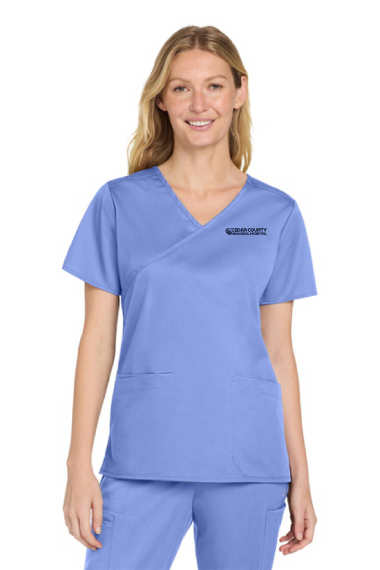 CCMH-Women’s WorkFlex™ Mock Wrap Top (WW4760)