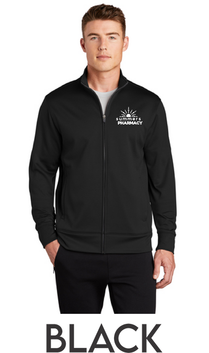 Summers - Sport-Tek Dri Fit Exterior/Fleece Interior Full-Zip Jacket - Screenprinted