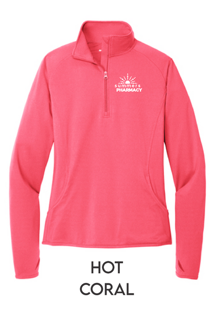 Summers - Sport-Tek Ladies Sport-Wick® Stretch 1/2-Zip Pullover