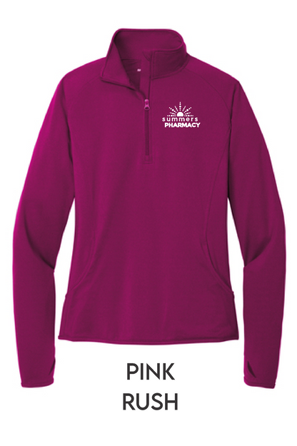 Summers - Sport-Tek Ladies Sport-Wick® Stretch 1/2-Zip Pullover