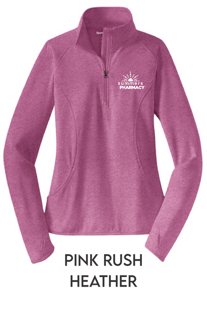 Summers - Sport-Tek Ladies Sport-Wick® Stretch 1/2-Zip Pullover