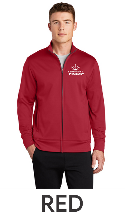 Summers - Sport-Tek Dri Fit Exterior/Fleece Interior Full-Zip Jacket - Embroidered