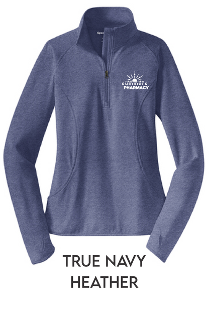 Summers - Sport-Tek Ladies Sport-Wick® Stretch 1/2-Zip Pullover