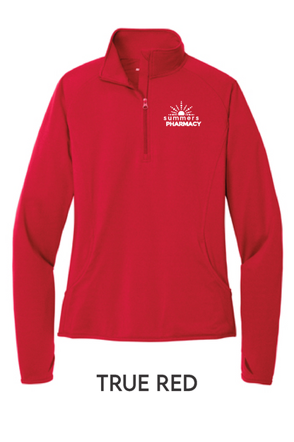 Summers - Sport-Tek Ladies Sport-Wick® Stretch 1/2-Zip Pullover